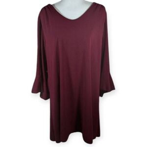 VIBE SPORTSWEAR MAROON DRESS SZ.2X EUC.